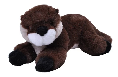 Wild Republic Ecokins Mini River Otter Stuffed Animal, 8 Inches 1 Wild Republic Ecokins Mini River Otter Stuffed Animal, 8 Inches