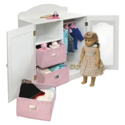 Badger Basket Mirrored Doll Armoire With Baskets -Wild Republic Sales Store GUEST 07f8c334 fec2 4ceb bfe8 630bc5b0f05f