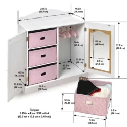 Badger Basket Mirrored Doll Armoire With Baskets -Wild Republic Sales Store GUEST 0c9f04da 529c 4d8e b563 b9b7fb29d614