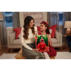 Barbie Signature 2022 Holiday Collector Doll - Straight Black Hair