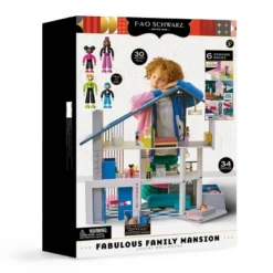 FAO Schwarz Toy Wood Ultimate Doll House LED -Wild Republic Sales Store GUEST 1417ea9d 2e09 4690 9734 e15bff9316ef