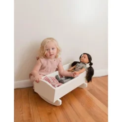 Remley Rebekah’s Collection Kids Wooden Doll Cradle - Ships Assembled -Wild Republic Sales Store GUEST 1439ce05 e041 4b5f 87c9 8d1eb86f3251