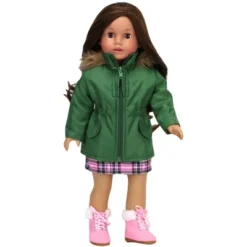 Sophia’s Complete Fall Outfit With Dress, Parka, & Booties For 18” Dolls, Pink/Green 5 Sophia’s Complete Fall Outfit With Dress, Parka, & Booties For 18” Dolls, Pink/Green -Wild Republic Sales Store GUEST 1680c0c5 942e 4f63 93ff 50129bb7400f