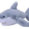 Wild Republic Ecokins Great White Shark Stuffed Animal, 12 Inches