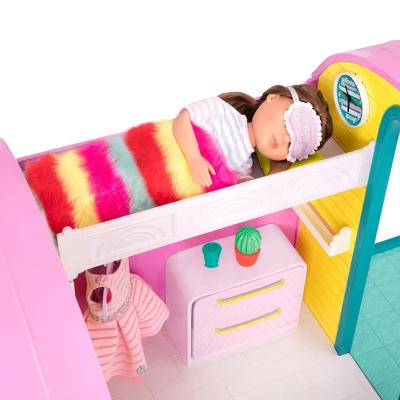 Glitter Girls Caravan Home Dollhouse & Furniture Playset For 14" Dolls 3 Glitter Girls Caravan Home Dollhouse & Furniture Playset For 14" Dolls - Image 3