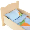 Kaplan Early Learning Wooden Doll Bed With Bedding