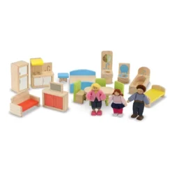 Melissa & Doug Hi-Rise Wooden Dollhouse With Furniture, Garage And Working Elevator -Wild Republic Sales Store GUEST 26a43031 6f6b 4e36 9248 5b2962d4b3b9