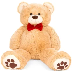 Best Choice Products 38in Giant Soft Plush Teddy Bear Stuffed Animal Toy W/ Bow Tie, Footprints 14 Best Choice Products 38in Giant Soft Plush Teddy Bear Stuffed Animal Toy W/ Bow Tie, Footprints -Wild Republic Sales Store GUEST 27556c59 356f 44c0 9142 0bf4465e116c