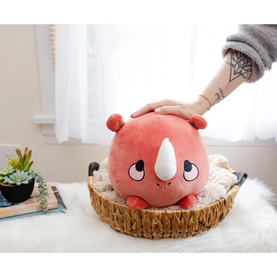 Toynk MochiOshis Rhino 12-Inch Character Plush Toy | Raiju Ookioshi 4 Toynk MochiOshis Rhino 12-Inch Character Plush Toy | Raiju Ookioshi - Image 4