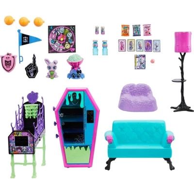 Monster High Student Lounge Playset, Furniture And Accessories 4 Monster High Student Lounge Playset, Furniture And Accessories - Image 4