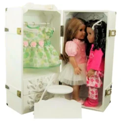 The Queen's Treasures 18 Inch Doll Furniture,Clothes Storage Trunk Case -Wild Republic Sales Store GUEST 306dd10c bd4c 471d 80a1 0cd08ae2cff2