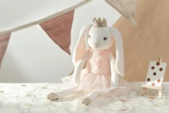 Bearington Brise Bunny Soft Plush Ballet Doll, 16 Inch