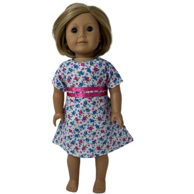 Doll Clothes Superstore Size 14 Matching Girl And Doll Flower Print Dresses 2 Doll Clothes Superstore Size 14 Matching Girl And Doll Flower Print Dresses - Image 2