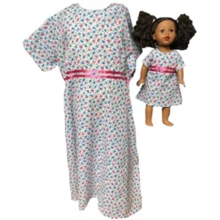 Doll Clothes Superstore Size 14 Matching Girl And Doll Flower Print Dresses