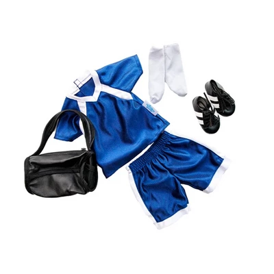 Healthy Roots Navy Blue Soccer Uniform Outfit For Dolls 1 Healthy Roots Navy Blue Soccer Uniform Outfit For Dolls