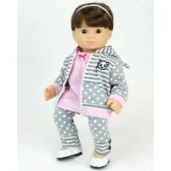 Sophia's - 15" Doll - Panda Bear Hooded Sweatshirt, Tunic & Polka Dot Leggings - Light Pink -Wild Republic Sales Store GUEST 443113c5 b592 4746 9138 cb9f7b509fef