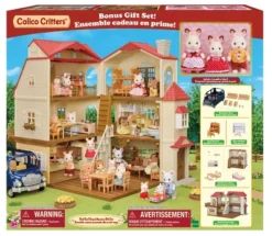 Calico Critters Red Roof Grand Mansion Gift Set, Dollhouse Playset With 3 Figures, Furniture, Vehicle And Accessories -Wild Republic Sales Store GUEST 443fd726 c9d7 4404 9d0f 618e6a4eac24