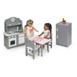 Kitchen Furniture Set For 18" Dolls - Gray/White -Wild Republic Sales Store GUEST 460b0d63 197c 4a63 ae02 3105f64e8d5e