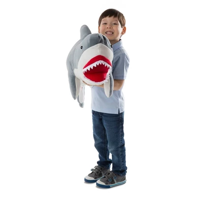 Melissa & Doug Giant Shark 3' Stuffed Animal 7 Melissa & Doug Giant Shark 3' Stuffed Animal - Image 7