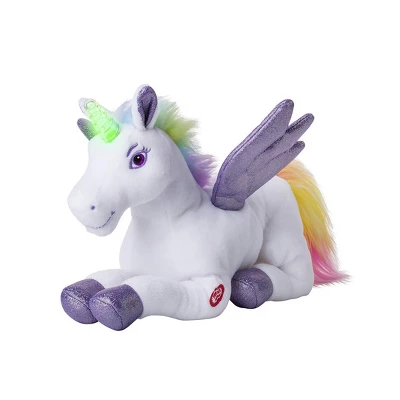 Dazmers Plush Unicorn Stuffed Animal With Flapping Wings,Magical Lights And Sounds 2 Dazmers Plush Unicorn Stuffed Animal With Flapping Wings,Magical Lights And Sounds - Image 2