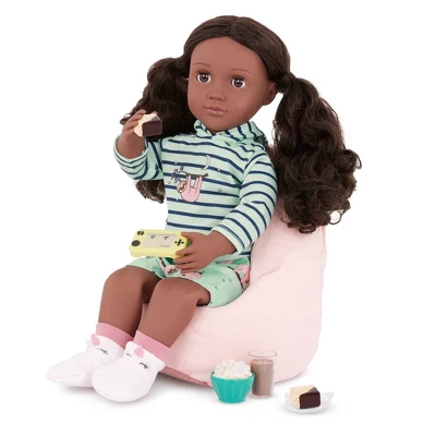 Our Generation Bean Bag Chair Furniture Accessory Set For 18" Dolls 2 Our Generation Bean Bag Chair Furniture Accessory Set For 18" Dolls - Image 2