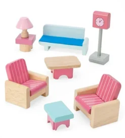 HearthSong 35-Piece Dollhouse Furniture For Kids -Wild Republic Sales Store GUEST 559d515d 1018 4c09 b4c4 9ff7da567057