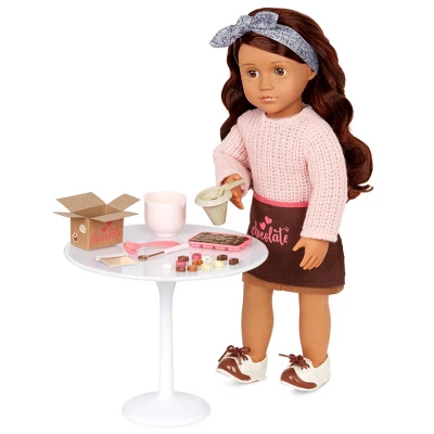 Our Generation Coco Posable 18" Baking Doll & Storybook 1 Our Generation Coco Posable 18" Baking Doll & Storybook