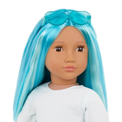 Our Generation Capri 18" Fashion Doll With Bubblegum Blue Hair 2 Our Generation Capri 18" Fashion Doll With Bubblegum Blue Hair - Image 2