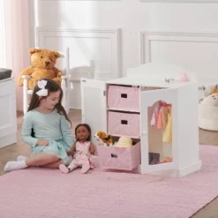 Badger Basket Mirrored Doll Armoire With Baskets -Wild Republic Sales Store GUEST 58eb2cc0 0efd 43d6 a607 88e0c3342d70