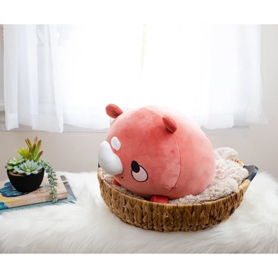 Toynk MochiOshis Rhino 12-Inch Character Plush Toy | Raiju Ookioshi 5 Toynk MochiOshis Rhino 12-Inch Character Plush Toy | Raiju Ookioshi - Image 5