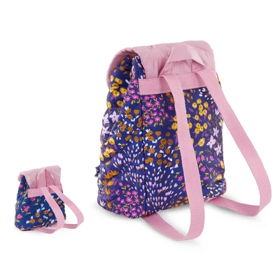 Our Generation Me & You Matching Floral Backpacks Accessory Set For Kids & 18" Dolls 2 Our Generation Me & You Matching Floral Backpacks Accessory Set For Kids & 18" Dolls - Image 2