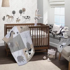 Lambs & Ivy Baby Farm Plush Barn With 4 Stuffed Animals Toy - Taupe/Gray/White -Wild Republic Sales Store GUEST 63d80fe4 db06 41a8 a57c 0dbad8715151