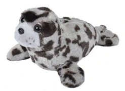 Wild Republic Cuddlekins Mini Harbor Seal Stuffed Animal, 8 Inches