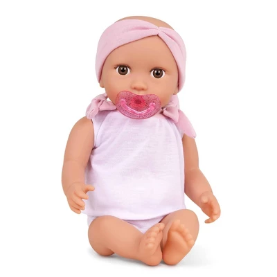LullaBaby Doll With 2pc Outfit And Pink Pacifier 2 LullaBaby Doll With 2pc Outfit And Pink Pacifier - Image 2
