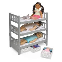 Badger Basket 1-2-3 Convertible Doll Bunk Bed With Baskets And Free Personalization Kit - Executive Gray -Wild Republic Sales Store GUEST 6d292d6b 3ad9 4c24 8cfb 9eb8b3867df9