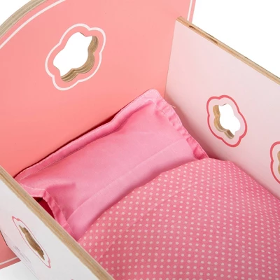 Bigjigs Toys Wooden Cradle For 10"-12" Doll 4 Bigjigs Toys Wooden Cradle For 10"-12" Doll - Image 4