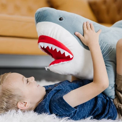 Melissa & Doug Giant Shark 3' Stuffed Animal 1 Melissa & Doug Giant Shark 3' Stuffed Animal