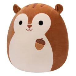 Squishmallows 16" Sawyer The Brown Squirrel With Acorn Plush Toy