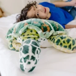 Melissa & Doug Giant Sea Turtle - Lifelike Stuffed Animal (nearly 3 Feet Long) -Wild Republic Sales Store GUEST 7ba8df11 cf10 4782 9eb8 150eeffb7678