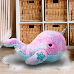 FAO Schwarz Glow Brights Toy Plush LED With Sound Narwhal 17" Stuffed Animal -Wild Republic Sales Store GUEST 7cb1b3ae 6495 49c5 b43f b991f5be304e