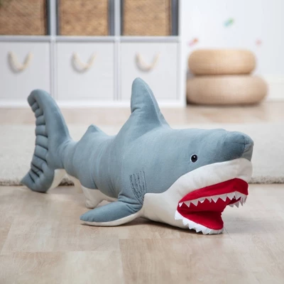 Melissa & Doug Giant Shark 3' Stuffed Animal 8 Melissa & Doug Giant Shark 3' Stuffed Animal - Image 8