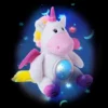 Dazmers Stuffed Unicorn Star Projector Night Light For Kids - Lullabies Sounds Sleep Aid Plush