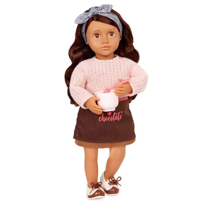 Our Generation Coco Posable 18" Baking Doll & Storybook 2 Our Generation Coco Posable 18" Baking Doll & Storybook - Image 2
