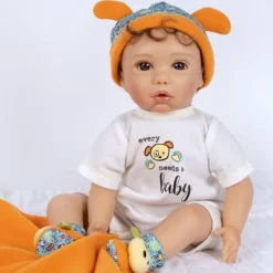 Paradise Galleries Reborn Baby Doll Boy Puppy Love, Magnetic Pacifier, Rooted Hair, 19 Inch Doll Made In SoftTouch Vinyl -Wild Republic Sales Store GUEST 86e4b614 b1df 47f9 8e8e 913ded1e6de3