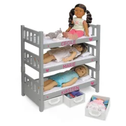 Badger Basket 1-2-3 Convertible Doll Bunk Bed With Baskets And Free Personalization Kit - Executive Gray -Wild Republic Sales Store GUEST 89ae3fb8 3bd6 49c6 a4de dc2225e068f5