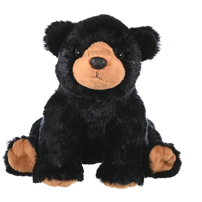 Wild Republic Cuddlekins Black Bear Stuffed Animal, 12 Inches 1 Wild Republic Cuddlekins Black Bear Stuffed Animal, 12 Inches