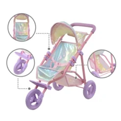 Olivia's Little World Baby Doll Jogging Stroller Buggy Iridescent Color OL-00016 17 Olivia's Little World Baby Doll Jogging Stroller Buggy Iridescent Color OL-00016 -Wild Republic Sales Store GUEST 94533775 e64b 4c28 8b0d 4b30f8a21528