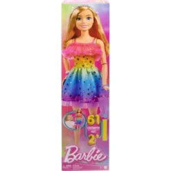Barbie 28" Large Doll With Blond Hair And Rainbow Dress -Wild Republic Sales Store GUEST 95283227 f042 4f10 a915 bd469cb6135d