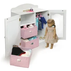 Badger Basket Mirrored Doll Armoire With Baskets -Wild Republic Sales Store GUEST 9a7e47cb 3ca6 4e8e 8661 88807356fb36