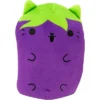 License 2 Play Inc Cats Vs Pickles 8.6 Inch Plush | Eggplant